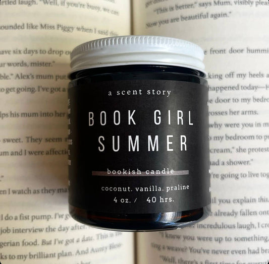 Book Girl Summer -  Bookish Candle | Book Themed Candle