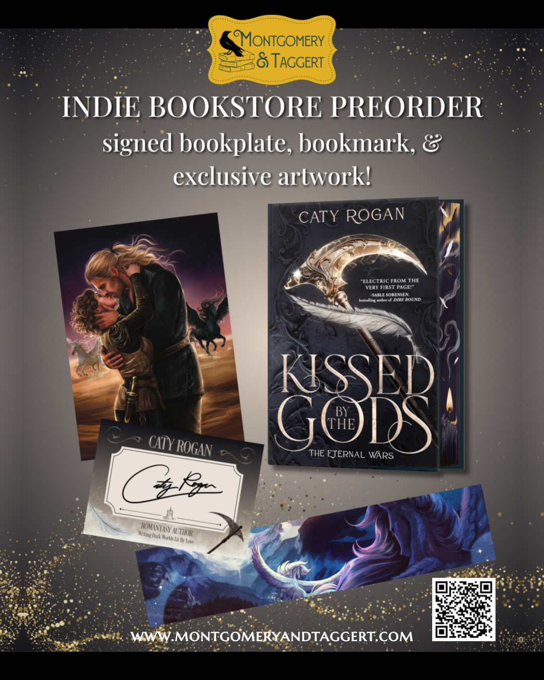 Kissed by the Gods (Deluxe Limited Edition) (The Eternal Wars, #1)